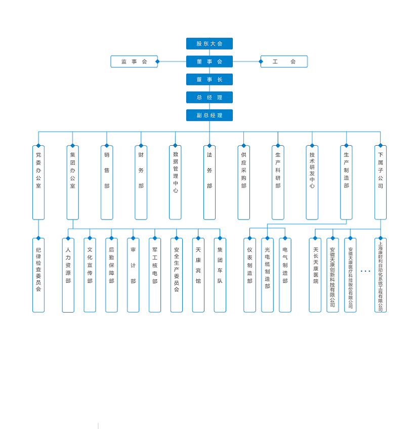 安徽天康集團組織架構